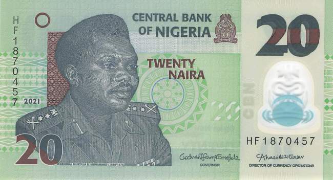 20 Naira 2021